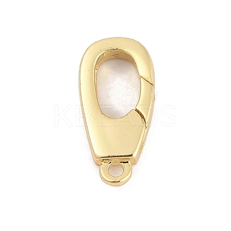 Brass Spring Gate Clasps KK-M311-24G-02-1