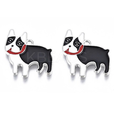 Rack Plating Alloy Enamel Pendants LS-PALLOY-T075-161-1