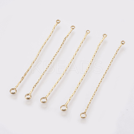 Brass Chain Links connectors X-KK-R058-151G-1