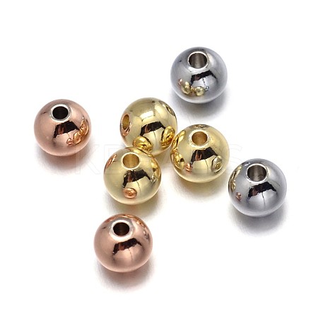 Brass Beads KK-F0317-6mm-01-NR-1