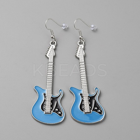 Alloy Enamel Dangle Earrings EJEW-WH0015-68P-02-1