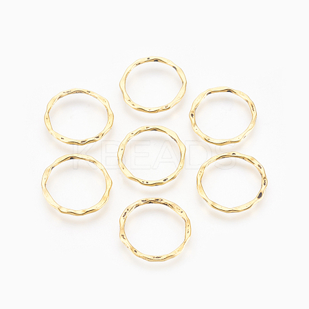 Tibetan Style Linking Rings PALLOY-A017-AG-LF-1