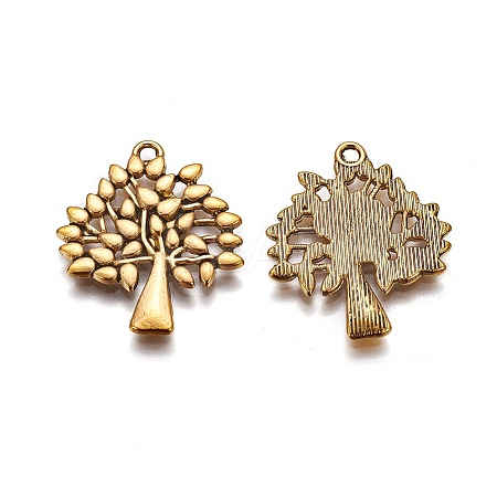 Tibetan Style Alloy Pendants LS-TIBEP-A13000-AG-FF-1