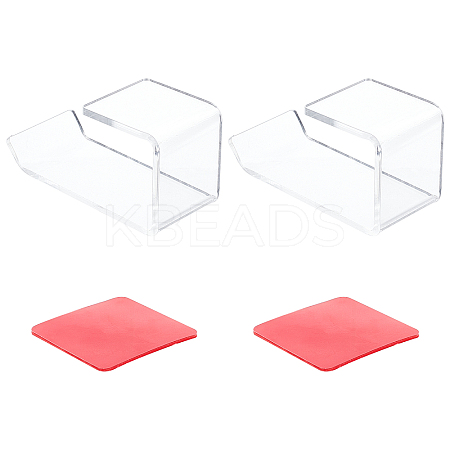2Pcs Acrylic Headphone Holder Sets ODIS-WH0011-49-1