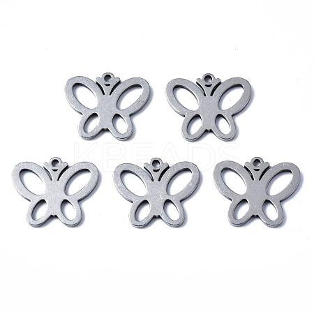 Tarnish Resistant 304 Stainless Steel Charms X-STAS-N092-26-1