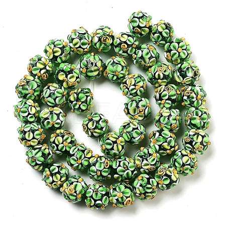 Handmade Lampwork Beads Strands LAMP-N021-015A-10-1