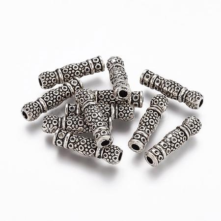 Tibetan Style Alloy Tube Beads LF0658Y-NF-1