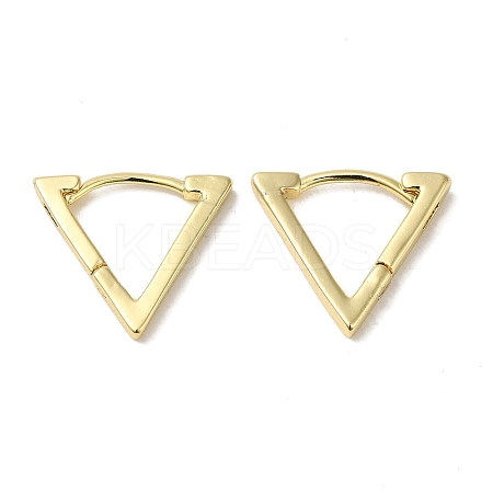 Brass Huggie Hoop Earrings for Women EJEW-C097-08G-04-1