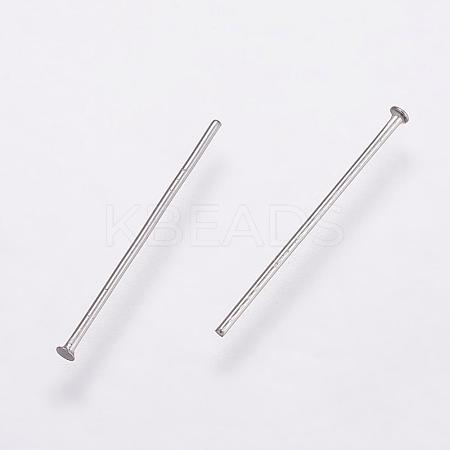 304 Stainless Steel Flat Head Pins STAS-K146-044-20mm-1
