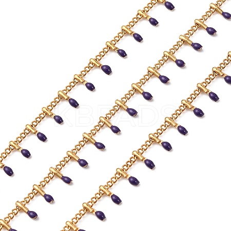 304 Stainless Steel Curb Chains STAS-R100-09A-08-1