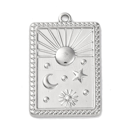 Anti-Tarnish 304 Stainless Steel Pendants STAS-K293-03P-1