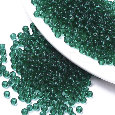 6/0 Transparent Glass Seed Beads SEED-S040-09A-05-1