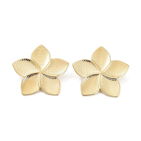 304 Stainless Steel Stud Earrings EJEW-P245-11G-1