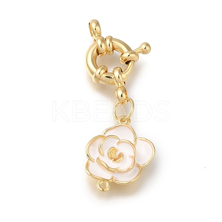 Brass Spring Ring Clasps LS-KK-H480-42G-1