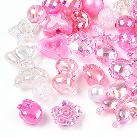 Acrylic Beads MACR-M040-01F-1