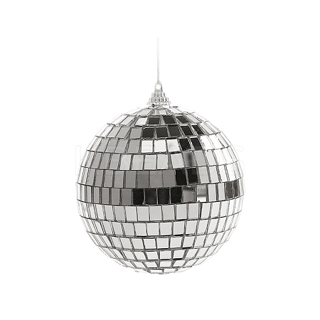 Plastic Disco Ball Pendant Decoration XMAS-PW0002-01D-1