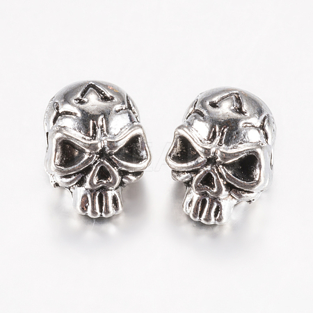 Tibetan Style Alloy Beads A-PALLOY-F200-11AS-1