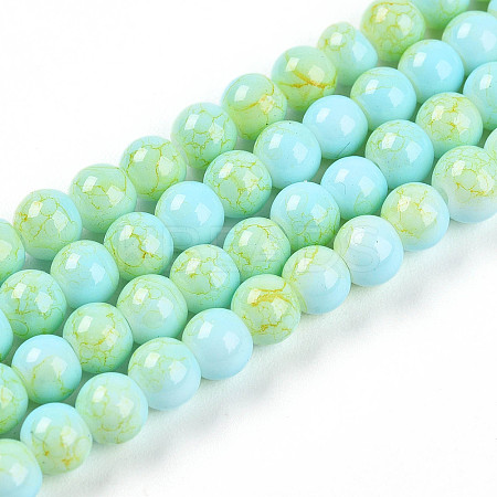 Baking Paint Glass Beads X1-DGLA-N003-4mm-C04-1