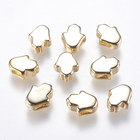 Brass Beads KK-F738-07G-1