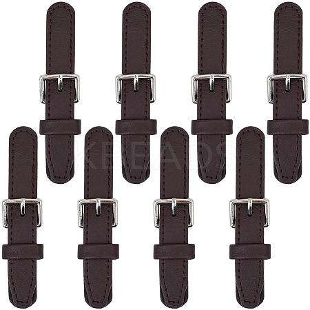 8 Pairs PU Leather Toggle Buckles DIY-GF0012-96A-1