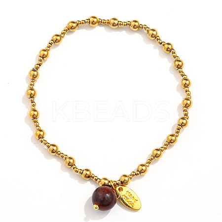 304 Stainless Steel Stretch Bracelets for Women RI5247-5-1