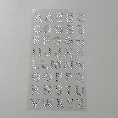 Acrylic Rhinestone Stickers DIY-WH0569-53A-1