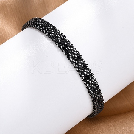 316 Surgical Stainless Steel Cuff Bangles for Men BJEW-P319-05A-B-1