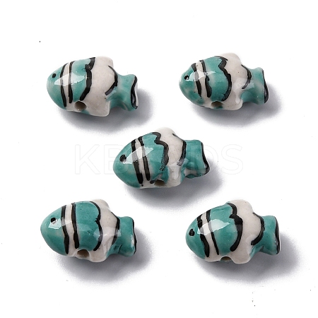 Handmade Porcelain Beads PORC-R002-01E-1
