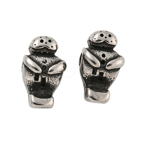 Animal 304 Stainless Steel Beads STAS-E214-11AS-11-1