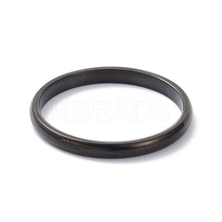 2mm Polished Plain Dome Finger Ring for Girl Women RJEW-C012-05C-EB-1