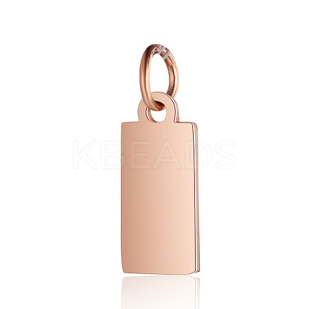 Ion Plating(IP) 304 Stainless Steel Pendants STAS-I311-31B-RG-1