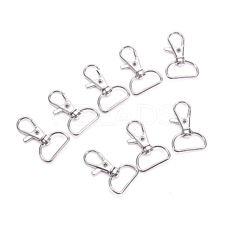 Zinc Alloy Swivel Lobster Claw Clasps LS-PALLOY-YW0001-02PA-1