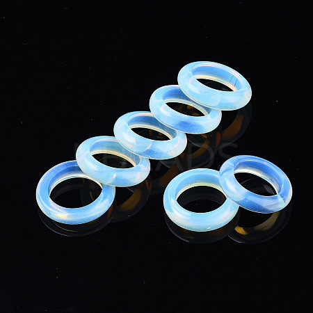 Opalite Plain Band Ring LS-X-G-N0326-99F-1