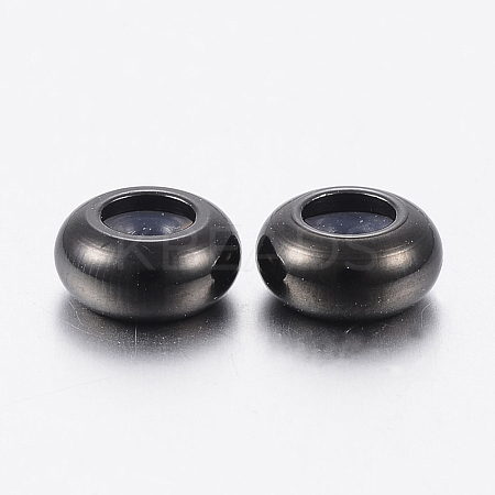 202 Stainless Steel Beads STAS-F148-9mm-07B-1
