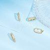 6Pcs Brass Peanut Enhancer Clasps KK-CA0002-01G-3