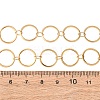 304 Stainless Steel 12MM Ring Link Chain Necklaces NJEW-P343-01C-G-5