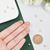 12Pcs Brass Pave Clear Cubic Zirconia Connector Charms KK-GO0001-32-3