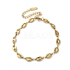 316 Surgical Stainless Steel Chain Bracelets BJEW-P349-03C-G-2