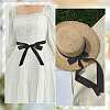2Pcs Ribbon Long Bow Tie for Women AJEW-SP0003-50A-7