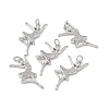Brass Micro Pave Cubic Zirconia Pendants KK-E068-VB138-4