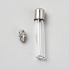 Brass and Glass Pendants GLAA-WH0031-95A-2