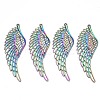 Rack Plating Rainbow Color Alloy Big Pendants PALLOY-N163-172A-1