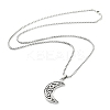 Tibetan Style Alloy Pendant Necklaces NJEW-P284-04AS-2