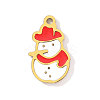 304 Stainless Steel Enamel Pendants STAS-OY001-71G-1