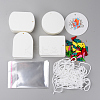 Felt Heat Tranfer Printing Scented Pieces Set DIY-WH0225-54-1
