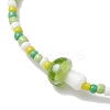 4Pcs 4 Colors 3mm Round Glass Seed Beads Stretch Bracelet Sets BJEW-TA00522-4