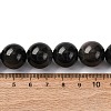 Natural Silver Sheen Obsidian Beads Strands G-F808-C01-16mm-5