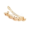 Alloy Hair Barrettes OHAR-H010-01G-KCG-3