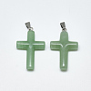 Natural Green Aventurine Pendants G-T122-18H-2
