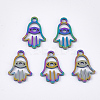 Ion Plating(IP) 201 Stainless Steel Charms STAS-Q201-JN187-3